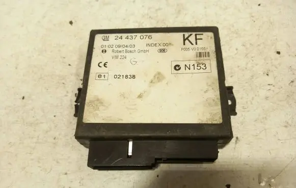 Opel Zafira A Comfort/convenience module 24437076 021838 F005V00155