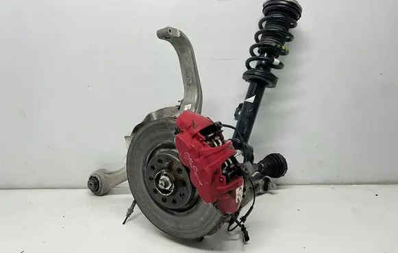 Front wheel hub spindle knuckle