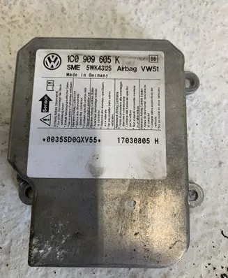 Volkswagen Polo Airbag control unit/module 1C0909605K 5WK43125