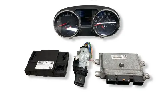 Nissan Qashqai+2 Engine ECU kit and lock set MEC940300 24810BR50D 284B2BR00A