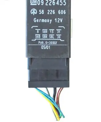 Opel Astra G Other relay 09226455 58226606 586106003