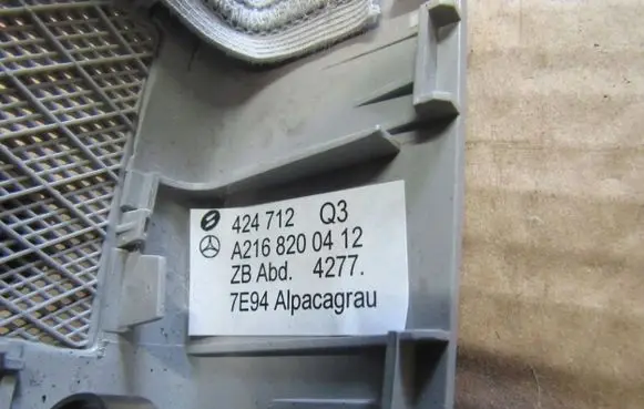 Mercedes-Benz CL C216 Other interior part A2168200412