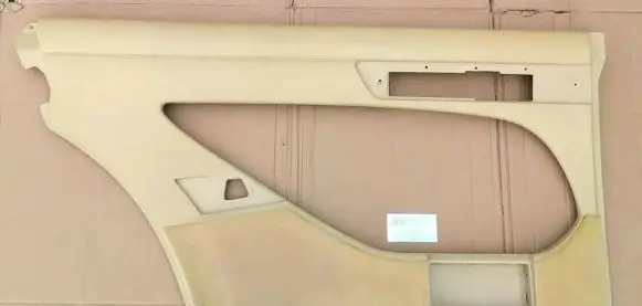Mercedes-Benz S W126 Rear door card panel trim 1267370970