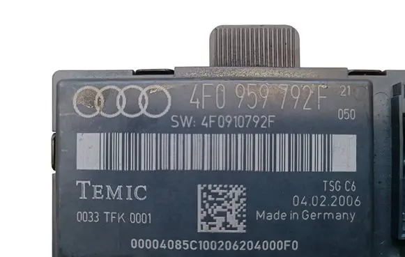 Audi A6 S6 C6 4F Door control unit/module 4F0959792F 4F0910792F 0033TFK0001