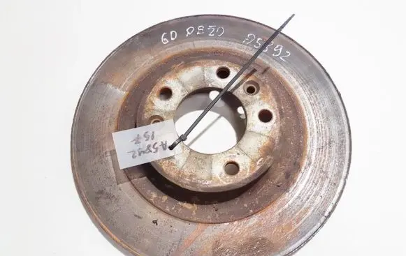 Peugeot 407 Rear brake disc neventiliuojamas