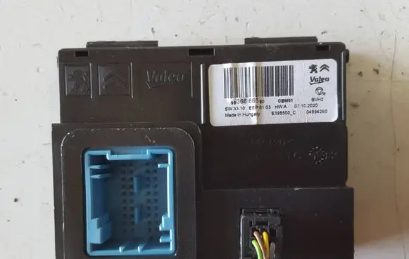 Opel Grandland X Air conditioning/heating control unit 9636666580