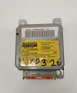Peugeot Partner Airbag control unit/module 9638604280