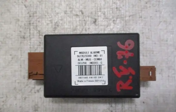 Peugeot 308 Alarm control unit/module 9673523380