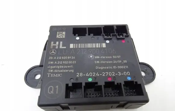 Mercedes-Benz C W204 Door control unit/module A2129004106