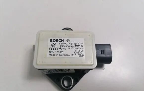 Audi A4 S4 B7 8E 8H ESP acceleration yaw rate sensor 8E0907637B 0265005618