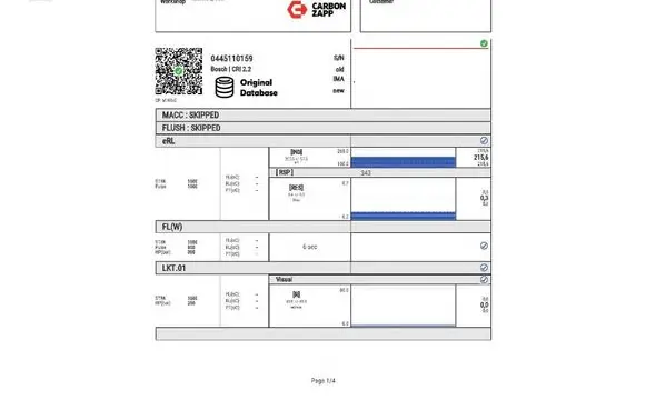 Opel Signum Fuel injector 0445110159