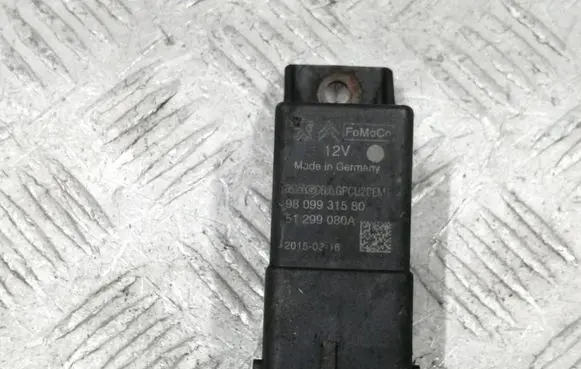 Ford Grand Tourneo Connect Glow plug pre-heat relay 9809931580 51299080A 20150216