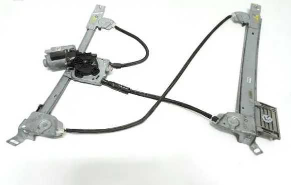 Opel Tigra B Front door window regulator with motor 93162242