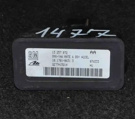 Opel Astra H Acceleration sensor 13257072 10170106313