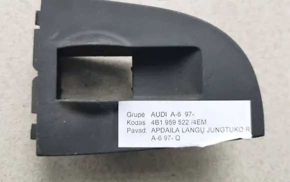 Audi A3 S3 8L Electric window control switch 4B1959522