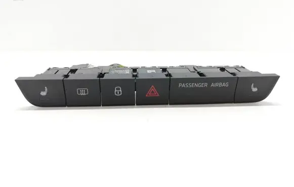 Skoda Fabia Mk3 (NJ) Hazard light switch 6V0927132C 034985101 5117003964584001