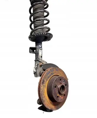 Front shock absorber with coil spring