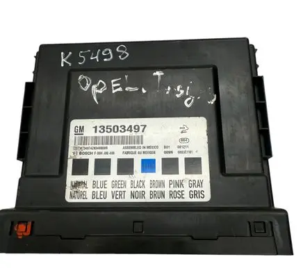 Opel Insignia A Comfort/convenience module 13503497 F00HJ00496 8734974Z8346009