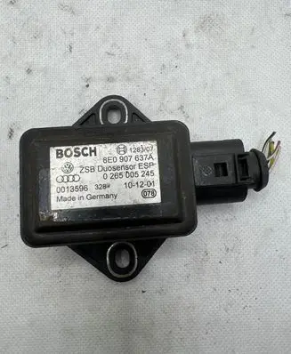 Audi A4 S4 B6 8E 8H ESP acceleration yaw rate sensor 8E0907637A 0265005245 0013596