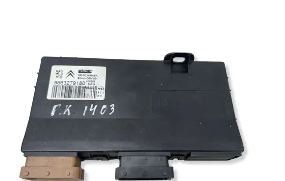 Citroen C6 Seat control module 9663279180