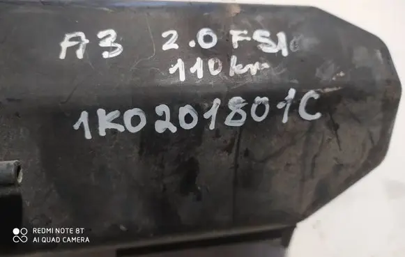Audi A3 S3 8P Active carbon filter fuel vapour canister 1K0201801C