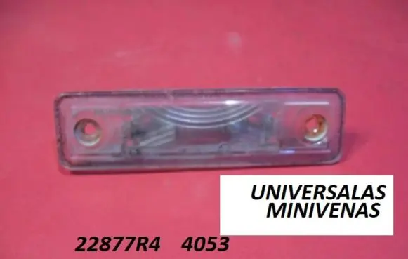 Opel Zafira A Number plate light 22877R4 4053