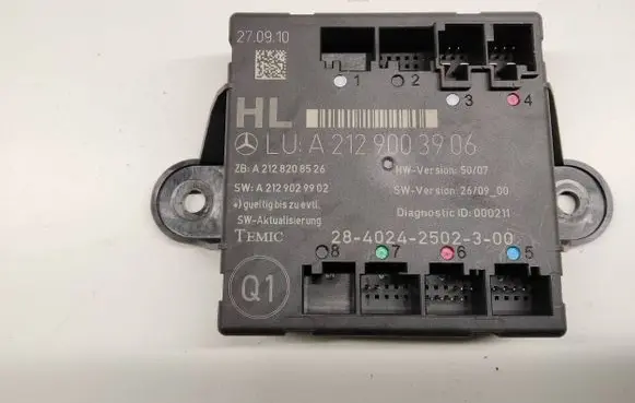 Mercedes-Benz GLK (X204) Door control unit/module A2128208526 A2129029902 A2129003906