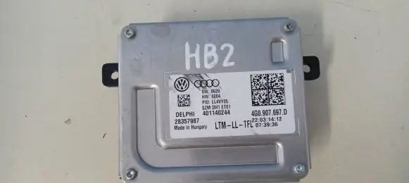 Audi A6 C7 Headlight ballast module Xenon 4G0907697D