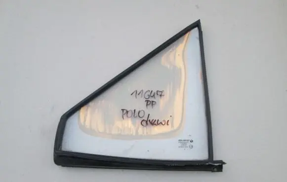 Volkswagen Polo II 86C 2F Front door window glass four-door