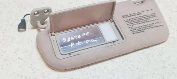 Hyundai Santa Fe Sun visor 1LH