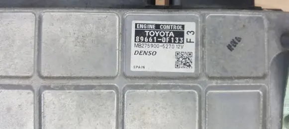 Toyota Verso Engine ECU kit and lock set 89661-0F133