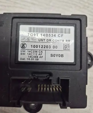 Volvo V70 Door control unit/module 7G9T14B534CF 14C236CA 1001220300