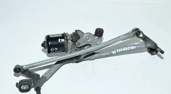 Citroen C3 Picasso Front wiper linkage and motor 9673169280