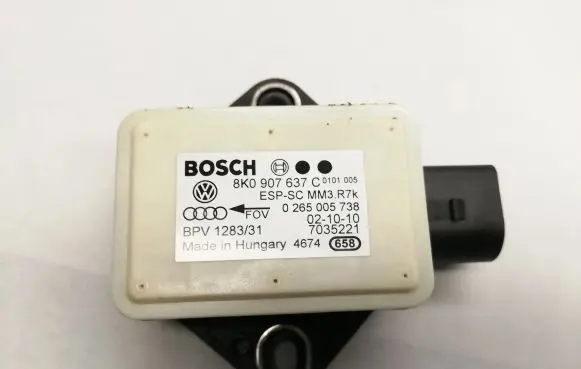 Audi Q5 SQ5 ESP acceleration yaw rate sensor 8K0907637C