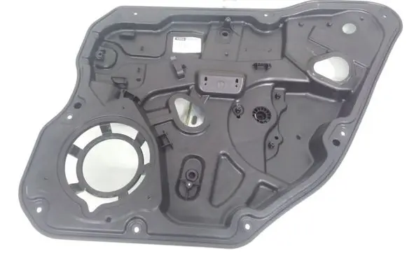 Rear window lifting mechanism without motor