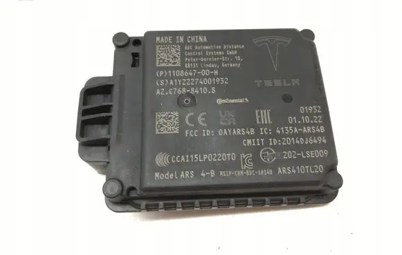 Tesla Model 3 Distronic sensor radar 110864700H