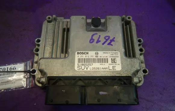Fiat Sedici Engine control unit/module ECU 0281016291