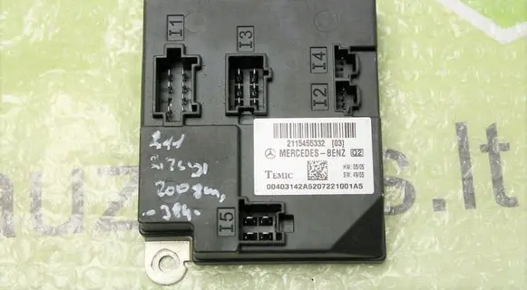 Mercedes-Benz E W211 Other control units/modules