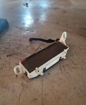 Citroen C4 I Screen/display/small screen 9662225980