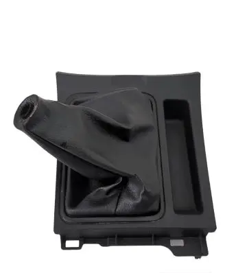 Gear lever shifter trim leather/knob