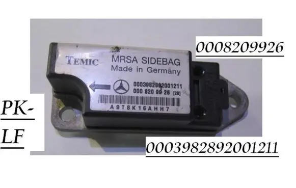 Mercedes-Benz C W202 Airbag deployment crash/impact sensor 0008209926 0003982892001853