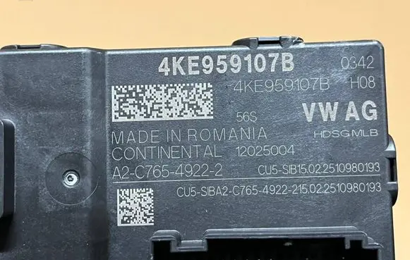 Volkswagen ID. Buzz Tailgate/trunk control unit/module 4KE959107B