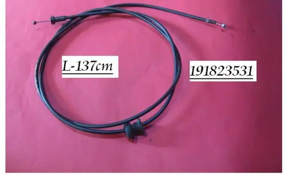 Seat Toledo I (1L) Engine bonnet/hood lock release cable 191823531