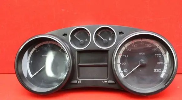 Peugeot 308 Speedometer (instrument cluster) 9665107480