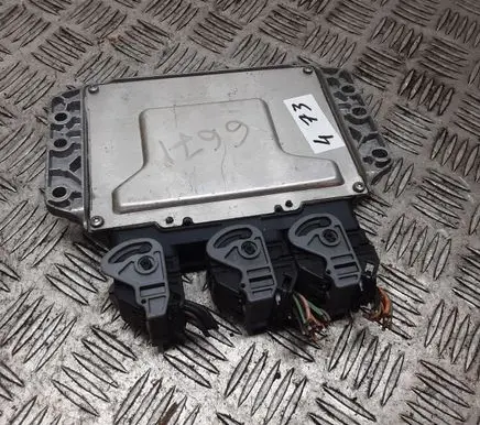 Renault Megane II Engine control unit/module 215854212A 5349573153 8200509552