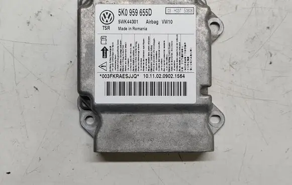 Volkswagen Golf VI Airbag control unit/module 5K0959655D