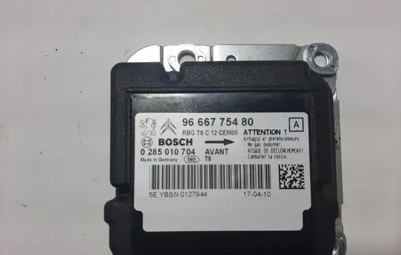 Peugeot 5008 Airbag control unit/module 9666775480