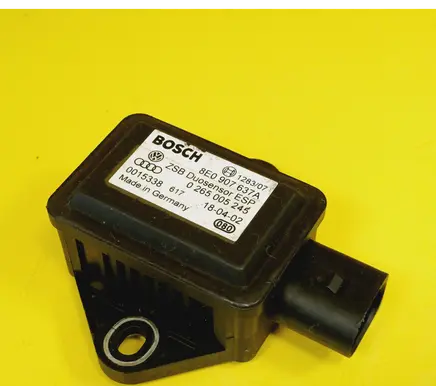 Audi A4 S4 B6 8E 8H ESP acceleration yaw rate sensor 8E0907637A 0265005245