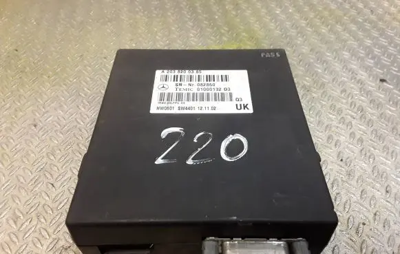 Mercedes-Benz S W220 Phone control unit/module 2038200385 A2038200385