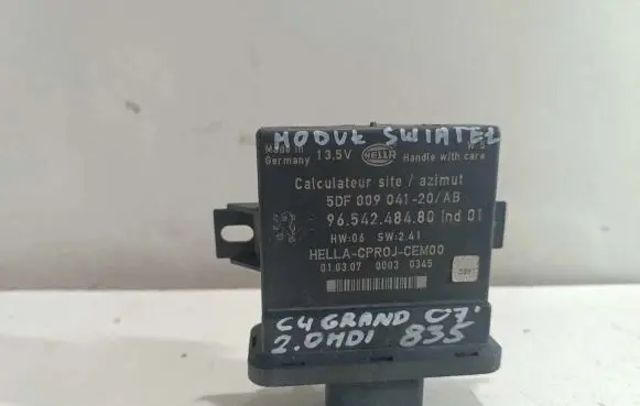 Citroen C4 I Picasso Xenon control unit/module 9654248480